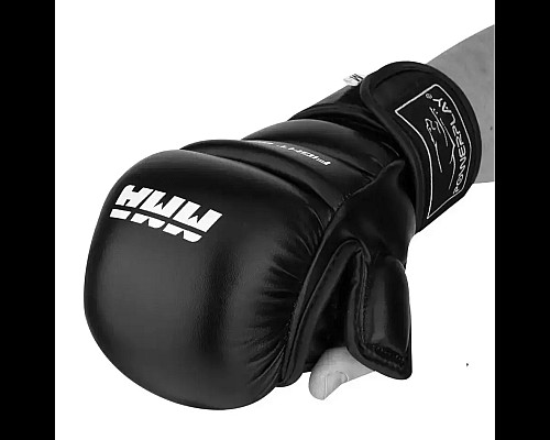 Рукавички для MMA PowerPlay 3026 розмір XS, чорні