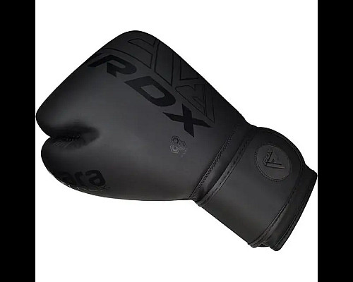 Рукавички боксерські з капою RDX F6 Kara Matte розмір 8 унцій, чорні