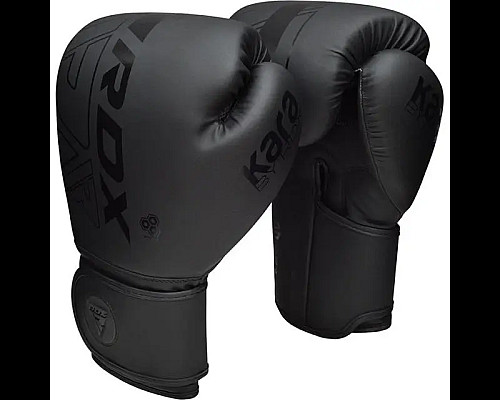 Рукавички боксерські з капою RDX F6 Kara Matte розмір 8 унцій, чорні