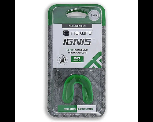 Капа боксерська доросла MAKURA Ignis від 11 років зелена