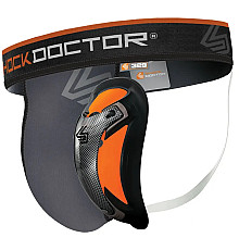 Захист паху Shock Doctor 329 Ultra Carbon Flex Cup XXL, сірий