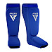 Захист гомілки та стопи RDX Shin Instep Foam XL, синій
