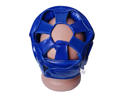 Шолом боксерський закритий PowerPlay 3043 розмір S, синій