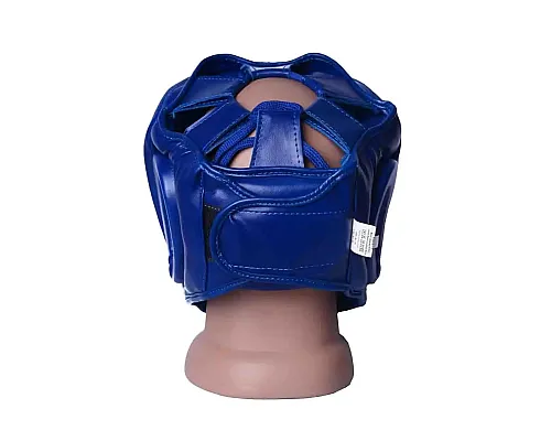 Шолом боксерський закритий PowerPlay 3043 розмір S, синій
