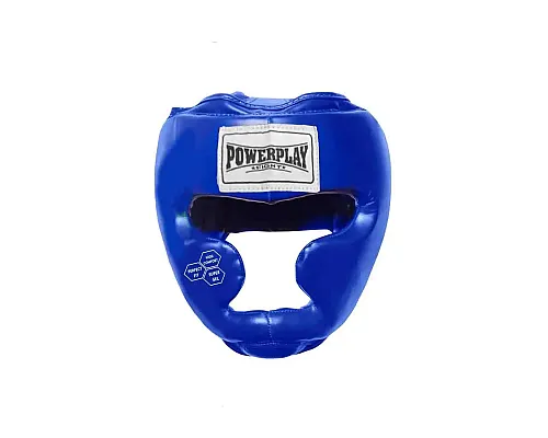 Шолом боксерський закритий PowerPlay 3043 розмір S, синій