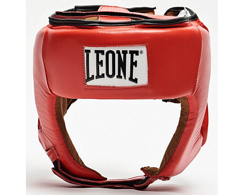 Шолом боксерський для змагань Leone Contest S, червоний