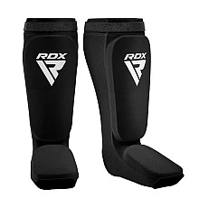 Захист гомілки та стопи RDX Shin Instep Foam XL, чорний