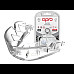 Капа боксерська дитяча OPRO Silver до 11 років прозора