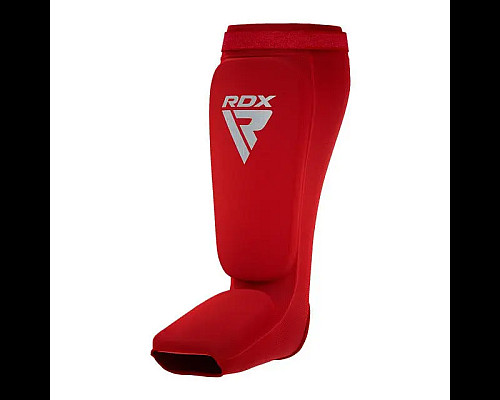 Захист гомілки та стопи RDX Shin Instep Foam XL, червоний