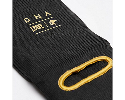 Захист гомілки Leone DNA M, чорно-золотисті
