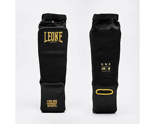 Захист гомілки Leone DNA M, чорно-золотисті
