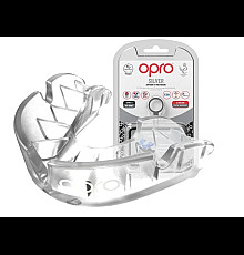 Капа боксерська доросла OPRO Silver від 11 років прозора