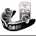 Капа боксерська доросла OPRO Grillz Silver від 11 років чорно-срібляста
