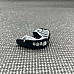Капа боксерська доросла OPRO Grillz Silver від 11 років чорно-срібляста