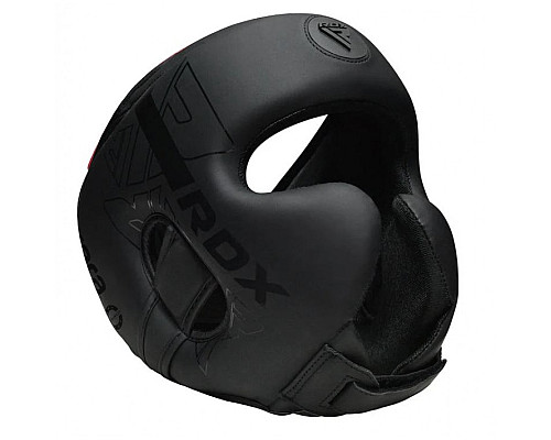 Шолом боксерський RDX F6 Matte XL, чорний