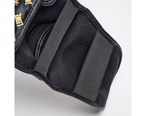 Захист гомілки Leone DNA Rex Leather L, чорно-золостисті
