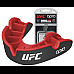 Капа боксерська дитяча OPRO Silver UFC Hologram до 10 років чорно-червона