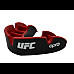 Капа боксерська дитяча OPRO Silver UFC Hologram до 10 років чорно-червона