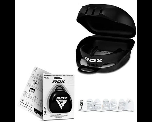 Капа боксерська доросла RDX 3w від 12 років чорна