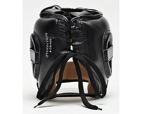 Шолом боксерський  із бампером Leone Protection, чорний