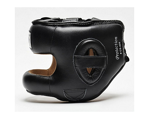 Шолом боксерський  із бампером Leone Protection, чорний