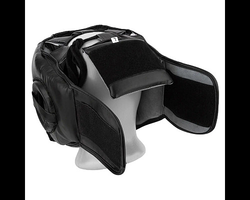 Шолом боксерський закритий PowerPlay 3067 розмір L, чорний