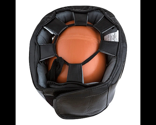 Шолом боксерський закритий PowerPlay 3067 розмір L, чорний