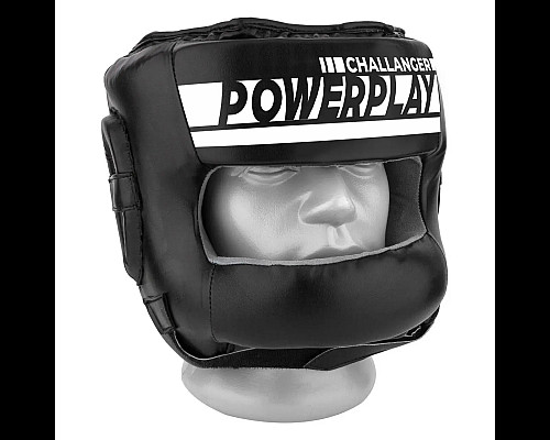 Шолом боксерський закритий PowerPlay 3067 розмір L, чорний