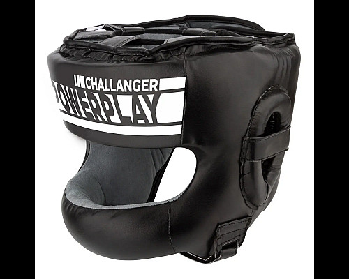 Шолом боксерський закритий PowerPlay 3067 розмір L, чорний