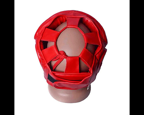 Шолом боксерський закритий PowerPlay 3043 розмір XS, червоний