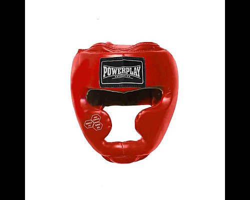 Шолом боксерський закритий PowerPlay 3043 розмір XS, червоний