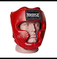 Шолом боксерський закритий PowerPlay 3043 розмір XS, червоний