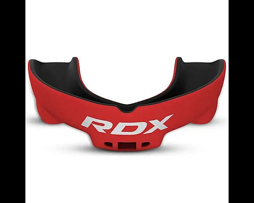 Капа боксерська доросла RDX 3w від 12 років чорно-червона