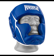 Шолом боксерський закритий PowerPlay 3100 PU розмір XS, синій