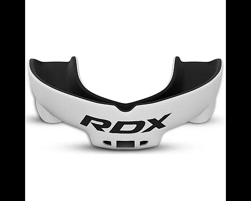 Капа боксерська доросла RDX 3w від 12 років чорно-біла
