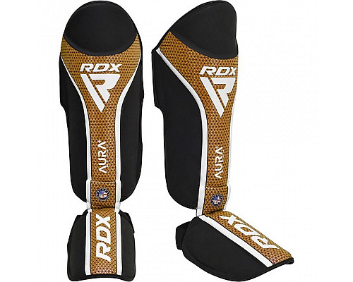 Захист гомілки RDX T17 Aura S, чорно-золотисті