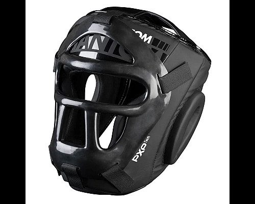 Шолом боксерський з капою Phantom APEX Cage Black