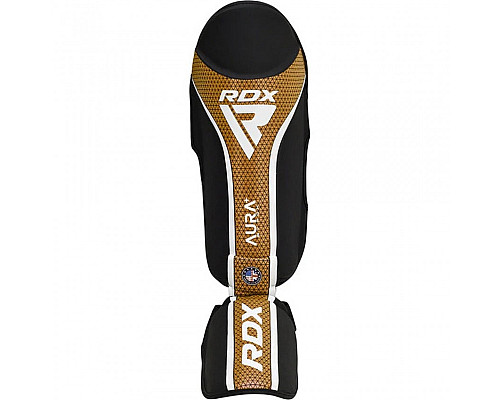 Захист гомілки RDX T17 Aura XL, чорно-золотисті
