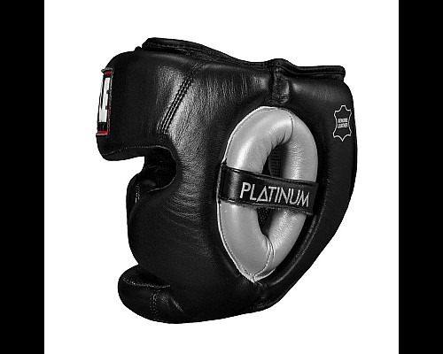 Шолом боксерський з капою TITLE Platinum Premier Full 2.0 розмір L, чорний