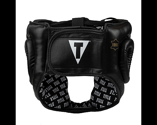 Шолом боксерський з капою TITLE Classic 2.0 розмір M, чорний