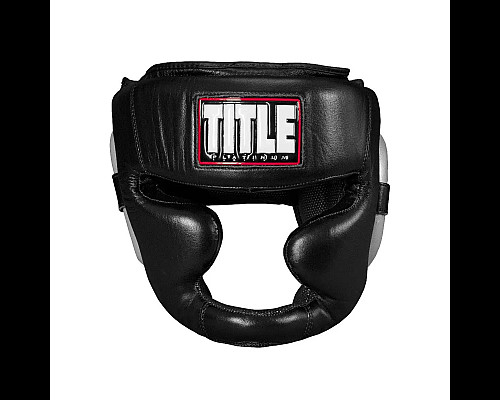 Шолом боксерський з капою TITLE Platinum Premier Full 2.0 розмір M, чорний