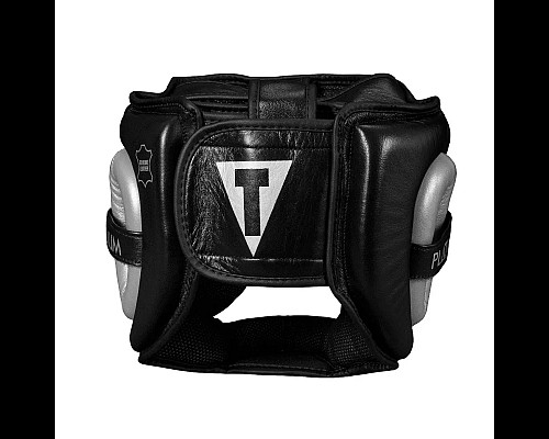 Шолом боксерський з капою TITLE Platinum Premier Full 2.0 розмір M, чорний