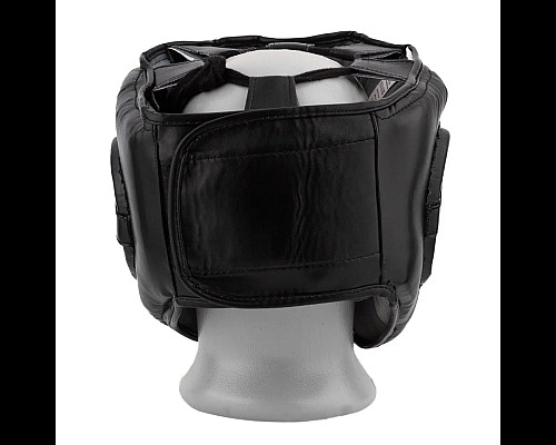 Шолом боксерський закритий PowerPlay 3067 Challanger розмір M, темно-синій