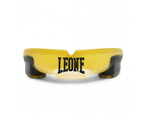 Капа боксерська Leone Top, чорно-жовта