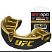 Капа боксерська дитяча OPRO Gold UFC до 10 років чорно-золотиста