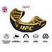 Капа боксерська доросла OPRO Gold UFC від 11 років чорно-золотиста