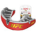 Капа боксерська доросла OPRO Gold UFC від 11 років червоно-срібляста