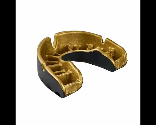 Капа боксерська дитяча OPRO Gold до 10 років чорно-золотиста