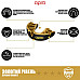 Капа боксерська дитяча OPRO Gold до 10 років чорно-золотиста