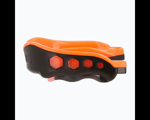 Капа боксерська доросла Shock Doctor Gel Max від 11 років чорно-оранжева